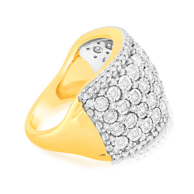 Luminesce Lab Grown 1 Carat Diamond Ring in 9ct Yellow Gold