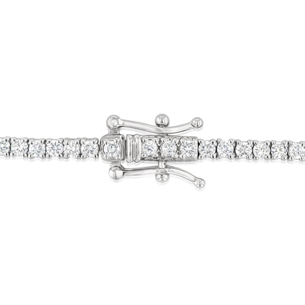 Luminesce Lab Grown 2 Carat Diamond Tennis Bracelet in Sterling Silver