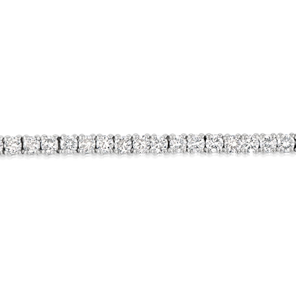 Luminesce Lab Grown 3 Carat Diamond Tennis Bracelet in Sterling Silver