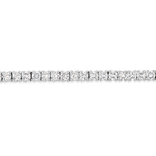 Load image into Gallery viewer, Luminesce Lab Grown 3 Carat Diamond Tennis Bracelet in Sterling Silver