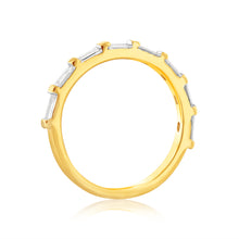 Load image into Gallery viewer, Luminesce Lab Grown 1/2 Carat Diamond Eternity Ring in 18ct Yellow Gold