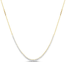 Load image into Gallery viewer, Luminesce Lab Grown 1 Carat Diamond Cable Chain Necklace in 9ct Yellow Gold
