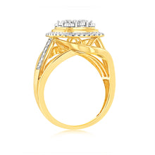 Load image into Gallery viewer, Luminesce Lab Grown 1/6 Carat Diamond Ring in 9ct Yellow Gold