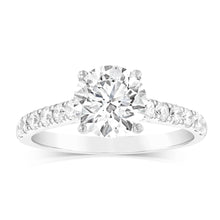 Load image into Gallery viewer, Luminesce Lab Grown 2.5 Carat Diamond Engagement Ring in 18ct White Gold