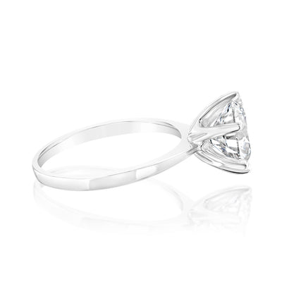 Luminesce Lab Grown 3 Carat Certified Engagement Ring in 18ct White Gold
