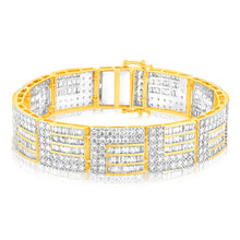 Load image into Gallery viewer, Luminesce Lab Grown 10.1 Carat Bracelet in 9ct Yellow Gold