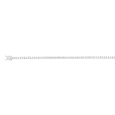 Luminesce Lab Grown 5 Carat Diamond Tennis Bracelet in 9ct White Gold