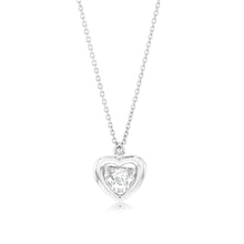 Load image into Gallery viewer, Luminesce Lab Grown 1/6 Carat Diamond Heart Pendant in Sterling Silver