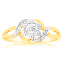 Load image into Gallery viewer, Luminesce Lab Grown Diamond Ring in 9ct Yellow Gold