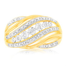 Load image into Gallery viewer, Luminesce Lab Grown Diamond Ring in 9ct Yellow Gold