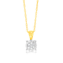 Load image into Gallery viewer, Luminesce Lab Grown Diamond 9ct Yellow Gold Claw Pendant