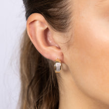 Load image into Gallery viewer, 1/6 Carat Luminesce Lab Grown Diamond Hoop Earring in 9ct Yellow Gold