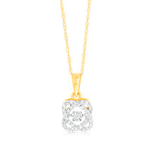 Load image into Gallery viewer, 9ct Yellow Gold Luminesce Lab Grown Diamond Pendant