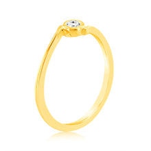 Load image into Gallery viewer, 9ct Yellow Gold Luminesce Lab Grown Single Diamond Ring