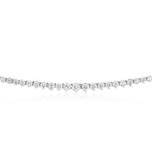 Load image into Gallery viewer, Luminesce Lab Grown 1 Carat Diamond Cable Chain Necklace in 9ct White Gold