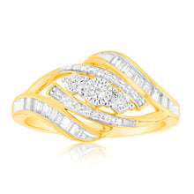 Load image into Gallery viewer, Luminesce Lab Grown 0.18Ct Diamond Ring in 9ct Yellow Gold