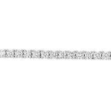 Load image into Gallery viewer, Luminesce Lab Grown 4 Carat Diamond Tennis Bracelet in Sterling Silver