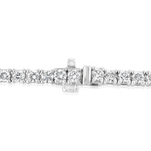 Load image into Gallery viewer, Luminesce Lab Grown 4 Carat Diamond Tennis Bracelet in Sterling Silver
