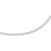Load image into Gallery viewer, Luminesce Lab Grown 4 Carat Diamond Tennis Bracelet in Sterling Silver