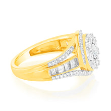 Load image into Gallery viewer, Luminesce Lab Grown 1/2Carat Diamond Ring in 9ct Yellow Gold