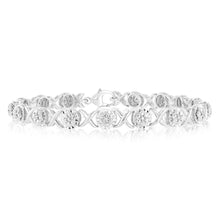 Load image into Gallery viewer, Luminesce Lab Grown Diamond bracelet in Sterling Silver