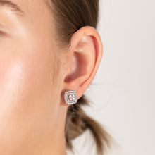 Load image into Gallery viewer, Luminesce Lab Grown 1/8Ct Diamond &amp; Sterling Silver Stud Earrings