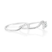 Load image into Gallery viewer, Luminesce Lab Grown 1/4 Carat Diamond Bridal Set Ring in 9ct White Gold