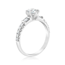 Load image into Gallery viewer, Luminesce Lab Grown 9ct White Gold 1 Carat Solitaire Fancy Diamond Ring