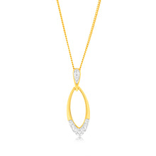 Load image into Gallery viewer, Luminesce Lab Grown 0.05Ct Diamond Pendant in 9ct Yellow Gold