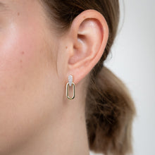 Load image into Gallery viewer, Luminesce lab Grown 1/6 Carat Drop Earrings in 9ct Yellow Gold