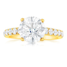 Load image into Gallery viewer, Luminesce Lab Grown 2.5 Carat Diamond Engagement Ring in 18ct Yellow Gold