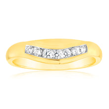 Load image into Gallery viewer, Luminesce Lab Grown 18ct Yellow Gold 1/6 Carat Diamond Ring