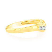 Load image into Gallery viewer, Luminesce Lab Grown 18ct Yellow Gold 1/6 Carat Diamond Ring