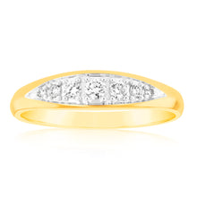 Load image into Gallery viewer, Luminesce Lab Grown 1/6 Carat Diamond Ring in 9ct Yellow Gold