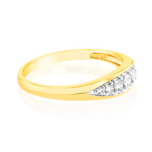 Load image into Gallery viewer, Luminesce Lab Grown 1/6 Carat Diamond Ring in 9ct Yellow Gold