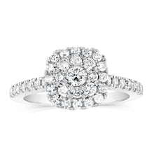 Load image into Gallery viewer, Luminesce Lab Grown 3/4Carat Diamond Ring in 9ct White Gold