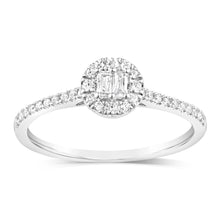 Load image into Gallery viewer, Luminesce Lab Grown 3/4 Carat Diamond Ring in 9ct White Gold