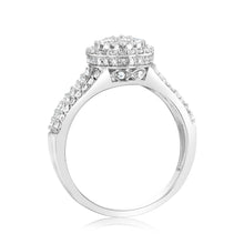 Load image into Gallery viewer, Luminesce Lab Grown 1Carat Diamond Ring in 9ct White Gold