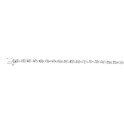 Luminesce Lab Grown 1/4 Carat Diamond Tennis Bracelet in Sterling Silver
