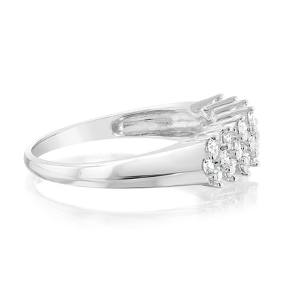 Luminesce Lab Grown 1 Carat Diamond Ring in Sterling Silver