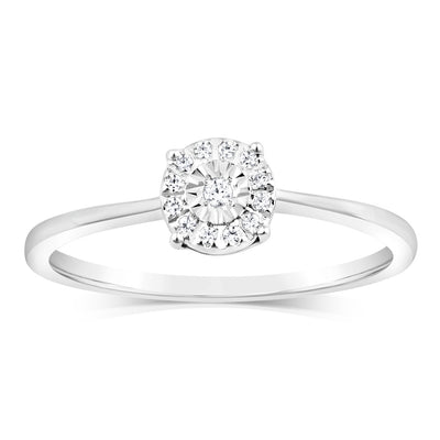 Luminesce Lab Grown 13 Diamonds in Sterling Silver