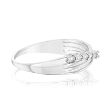 Load image into Gallery viewer, Luminesce Lab Grown Sterling Silver in 13 Diamonds Ring