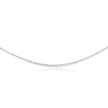 Load image into Gallery viewer, Luminesce Lab Grown 10ct Yellow Gold Tennis Necklace in 3Carat Diamond