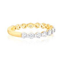 Load image into Gallery viewer, Luminesce Lab Grown 9ct White Gold 1 Carat Diamond Eternity Ring