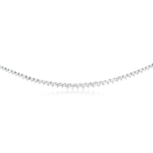 Load image into Gallery viewer, Luminesce Lab Grown 10ct White Gold Tennis Necklace in 3Carat Diamond