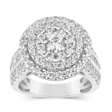 Load image into Gallery viewer, Luminesce Lab Grown 10ct White Gold Ring in 3 Carat Diamond