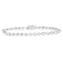 Load image into Gallery viewer, Luminesce Lab Grown 10ct White Gold Fancy Bracelet in 3.2 Carat Diamond