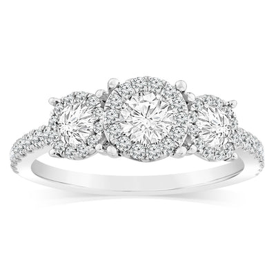 Luminesce Lab Grown 0.95 Carat Diamond Ring in 10ct Gold.