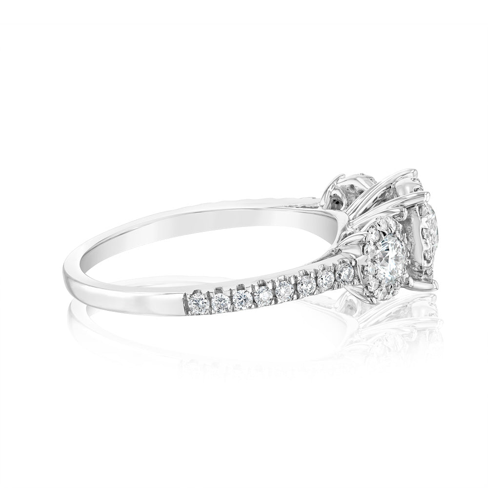 Luminesce Lab Grown 0.95 Carat Diamond Ring in 10ct ? Gold.