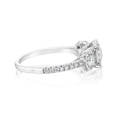 Luminesce Lab Grown 0.95 Carat Diamond Ring in 10ct Gold.